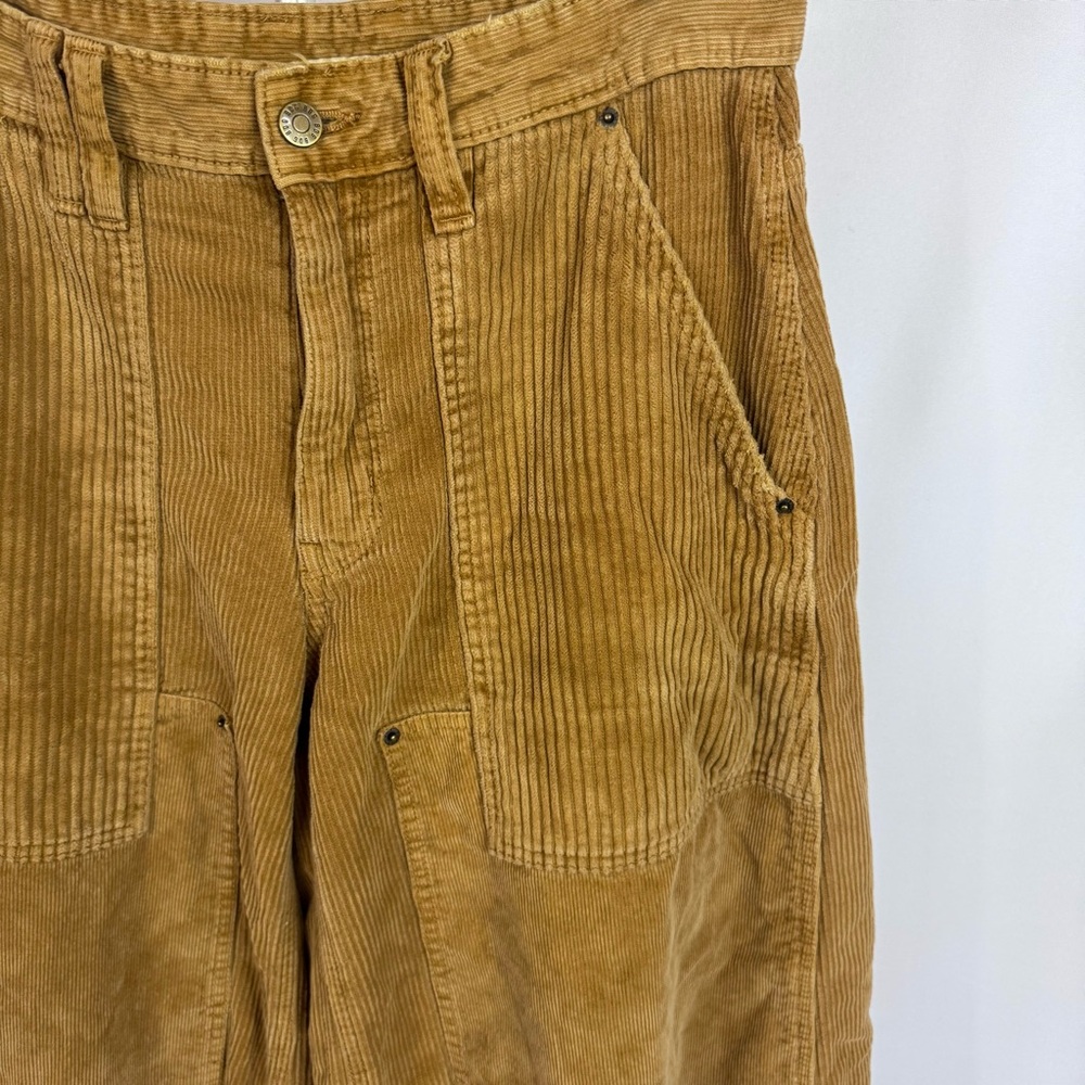 BDG Urban Outfitters Wide Leg Corduroy Pants Whiskey Size 4 Skater Y2K - Picture 2 of 10